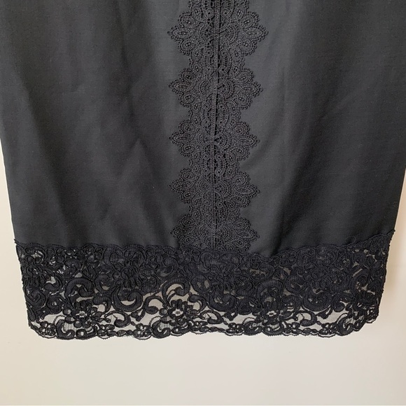 Ted Baker Black Cap Sleeve Wool blend Dress Size 0 - Picture 2 of 11